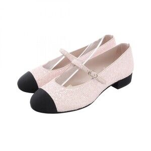 Chanel Coco Mark Glitter Pumps Shoes #351932C66B